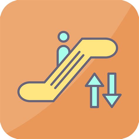 Escalator Vector Icon 18757422 Vector Art at Vecteezy