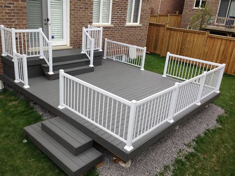 aluminum-white-railing-deck-scarborough - GTA RAILINGS