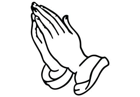 Praying Hands Coloring Pages at GetColorings.com | Free printable ...