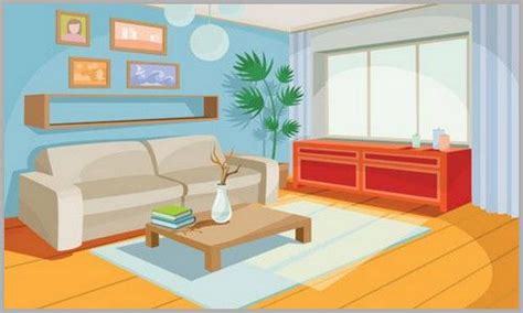 Living Room Clipart | A Living Room Clipart