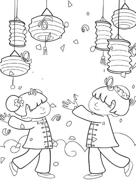 Chinese Lantern Coloring Page at GetColorings.com | Free printable ...