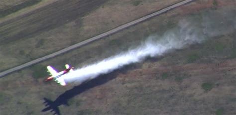 P3 Air Tanker Water Drop Filmed from 20000 feet - Fire Aviation