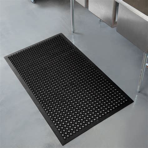 3' x 5' x 3/4" Anti-Fatigue Black Floor Mat in Floor Mats from Simplex Trading | Household ...