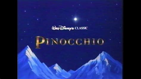 Pinocchio - 1993 VHS Trailer - YouTube