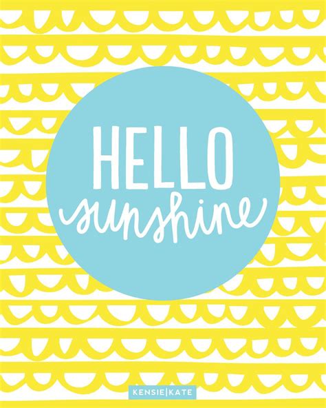 Hello Sunshine Wallpapers - Top Free Hello Sunshine Backgrounds ...