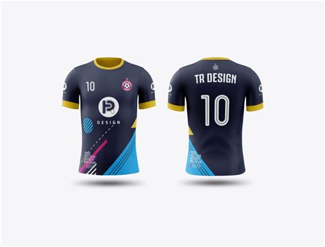 Free Soccer Jersey Mockup