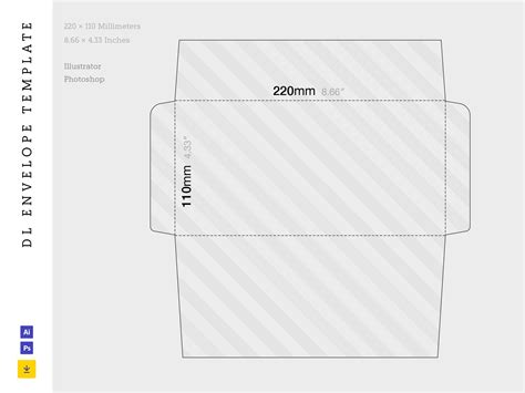 Free Dl Envelope Template With Number 10 Envelope Template - Best Template Ideas