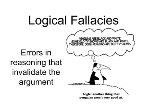 Logical fallacy examples | PPT | Free Download