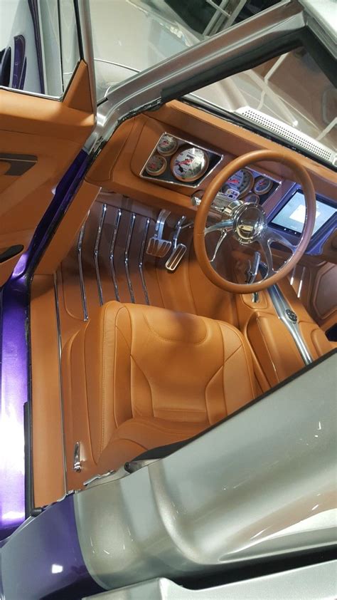 67 Chevy C10. Custom Interior | Custom car interior, Truck interior, Car interior design