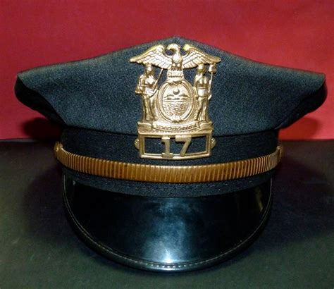 Vintage Police Badge with Hat Excelsior New York New York