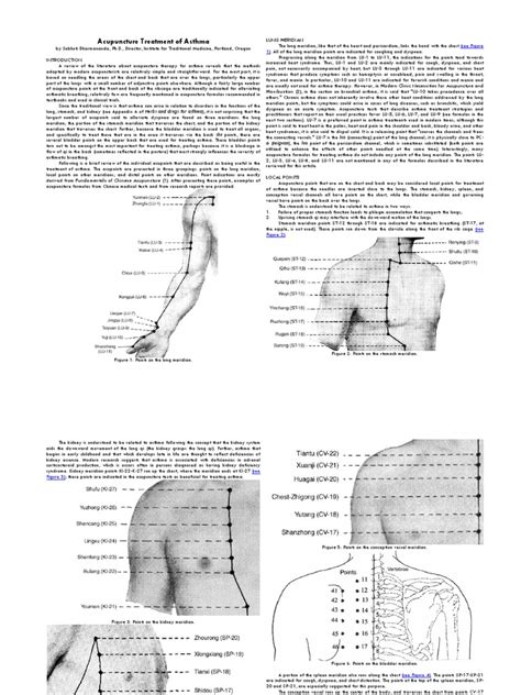 Acupuncture Treatment of Asthma