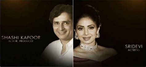 Oscars 2018: Shashi Kapoor, Sridevi honoured at Oscars Memoriam Montage