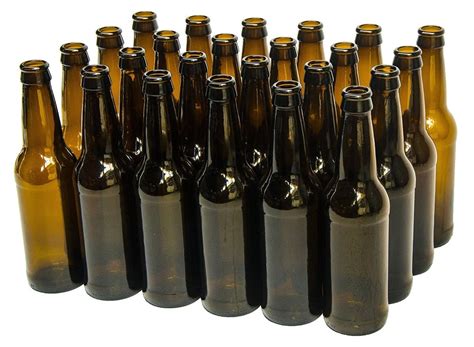 LONGNECKS Case of 24 Amber Long Neck Beer Bottles - Hobby Homebrew