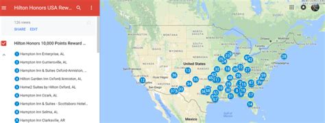 Hilton USA Map 10K hotels – Loyalty Traveler