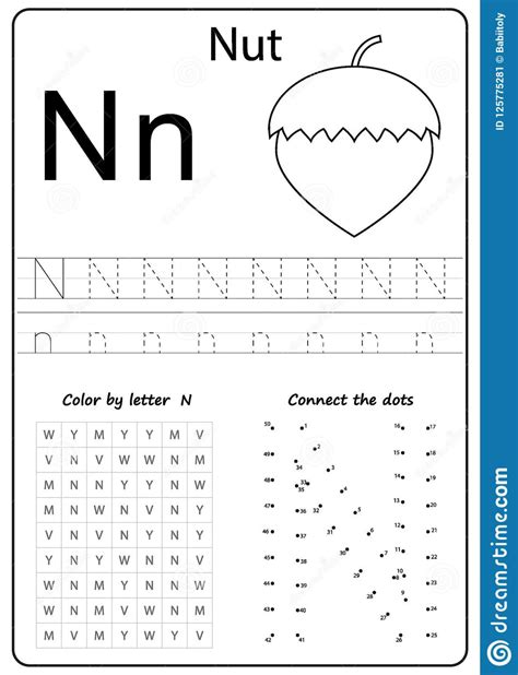 Writing Letter N. Worksheet. Writing A-Z, Alphabet with Letter N Worksheets Free Printables ...