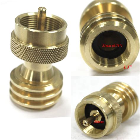 BBQ Grill Conversion Brass Adapter For Saver 1lb Propane Bottle Tank ...