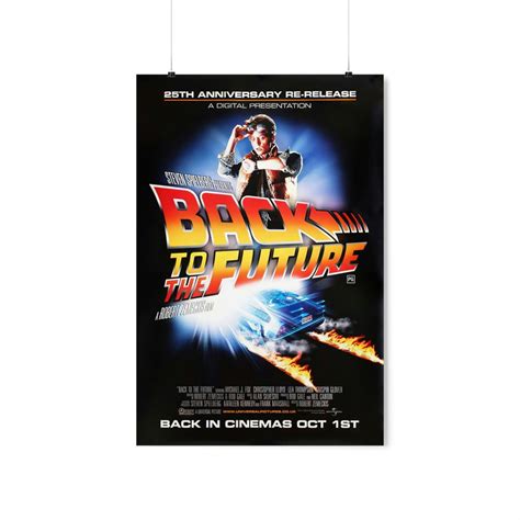 Back to the Future 1985, Movie Poster, Premium Matte Vertical Posters ...