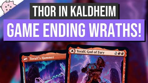 Thor in Kaldheim! | Game Ending Wraths | Toralf, God of Fury / Toralf's ...