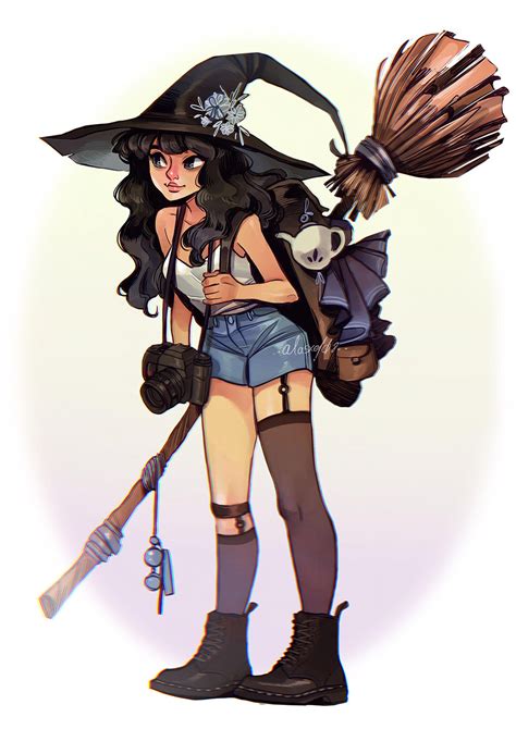 ArtStation - Witch redraw , Alasxe (Alejandra) Galadí Leiva | Witch art, Witch drawing, Witch ...