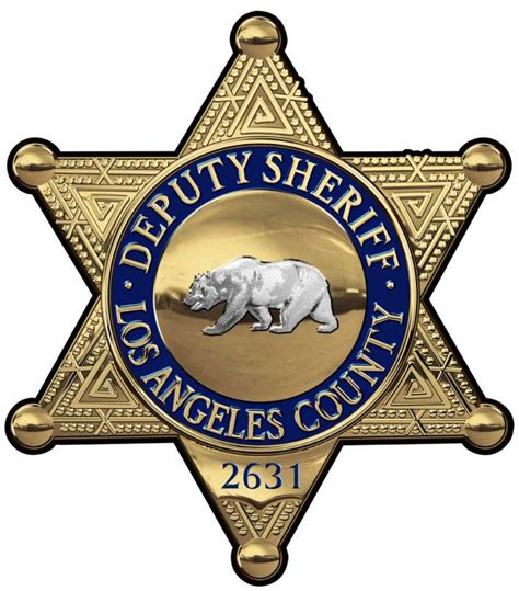 Los Angeles Sheriff Department (Deputy) Badge all Metal Sign with your ...