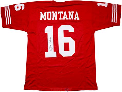 Joe Montana Autographed San Francisco 49ers Custom Jersey