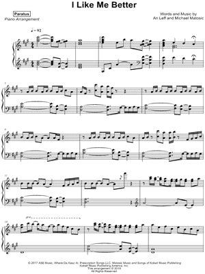 "I Like Me Better" Sheet Music - 10 Arrangements Available Instantly - Musicnotes