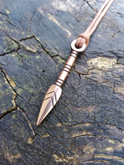 Anglo Saxon Spear Pendant Gungnir in bronze | Etsy