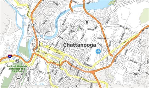 Chattanooga Zoo Map