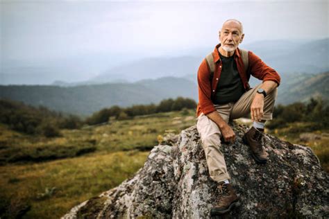 Old Man Hiking Stock Photos, Pictures & Royalty-Free Images - iStock