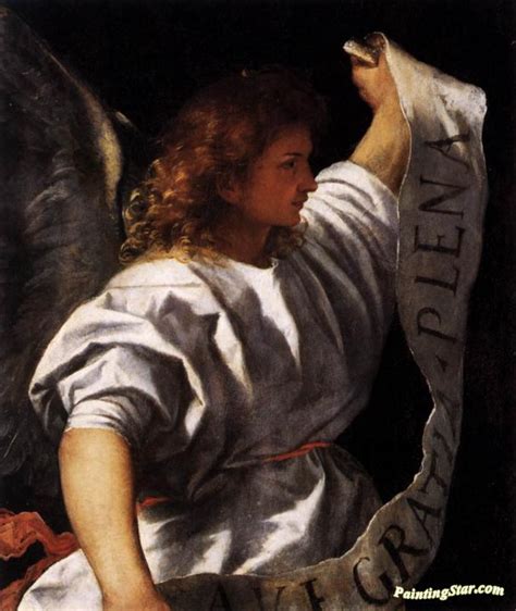 Polyptych Of The Resurrection: Archangel Gabriel Artwork By Titian Oil ...