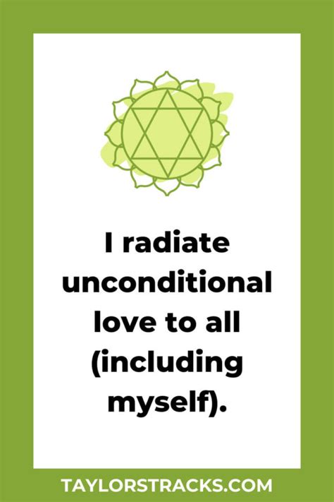 20 Heart Chakra Affirmations for Compassion - Taylor's Tracks