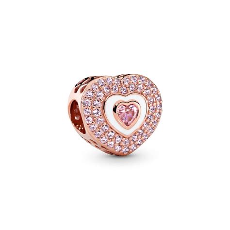 New Pandora Rose Gold Plated Hearts on Hearts Charm - Etsy