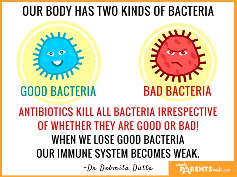 Antibiotics kill all bacteria - good and bad - What Parents Ask