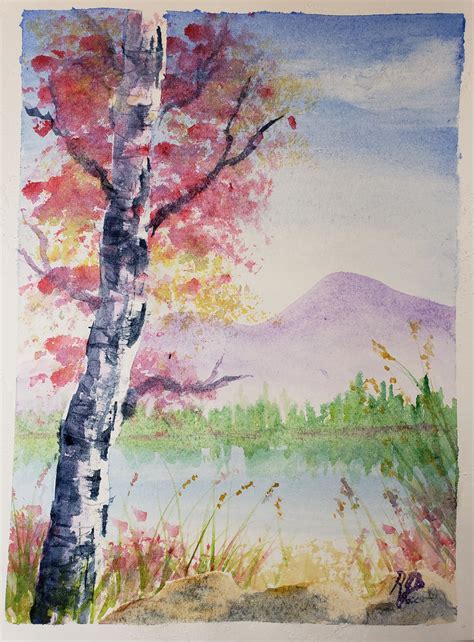 Watercolor Landscape | RJB Art Studio