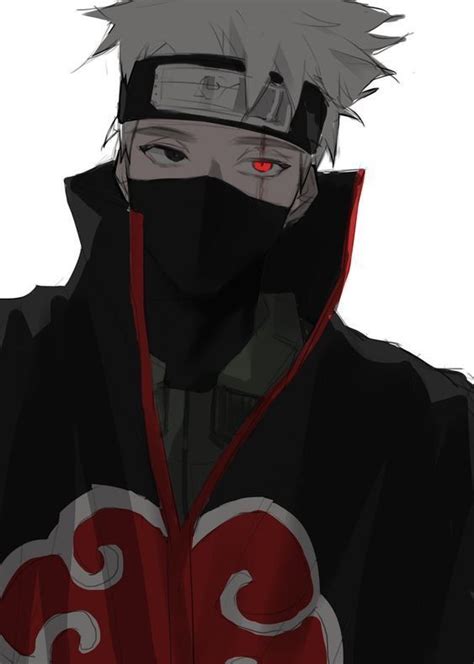 When kakashi joins akatsuki (*´∇`*) | Anime naruto, Naruto kakashi, Kakashi sensei