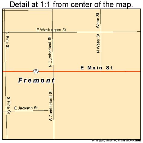 Fremont Iowa Street Map 1929190