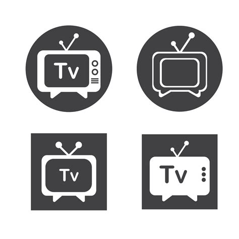 TV logo design 7882554 Vector Art at Vecteezy