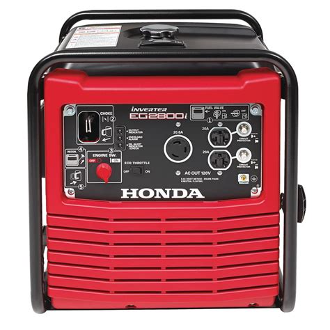 Honda 2,800-Watt Gasoline Powered Portable Inverter Generator with Eco ...