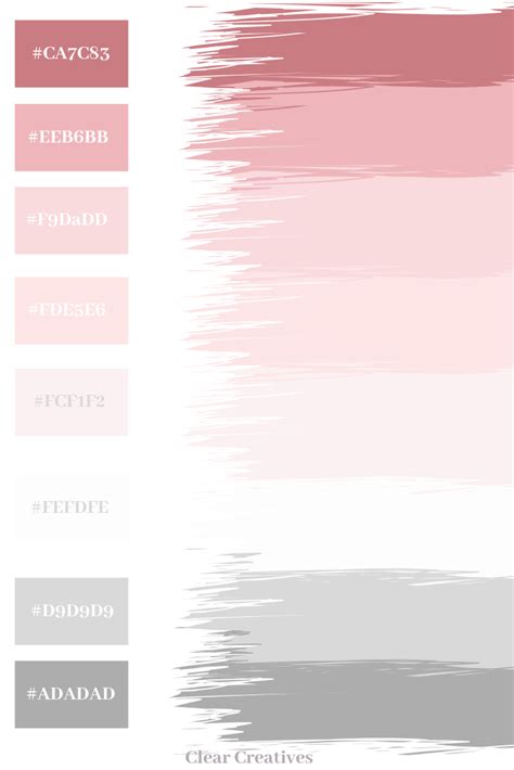 Hex Color Palette, Pink Palette, Pastel Colour Palette, Grey Color Scheme, Color Palate, Colour ...
