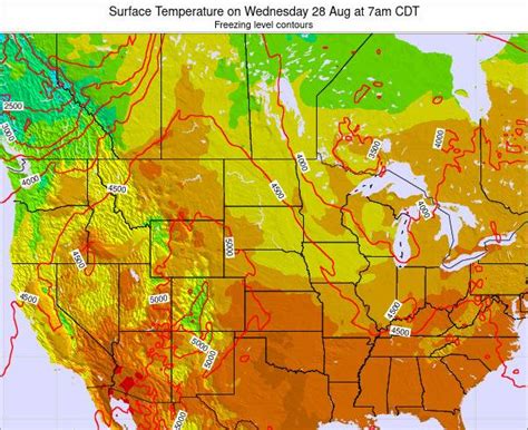 North-Dakota Surface Temperature on Tuesday 23 Feb at 6am CST