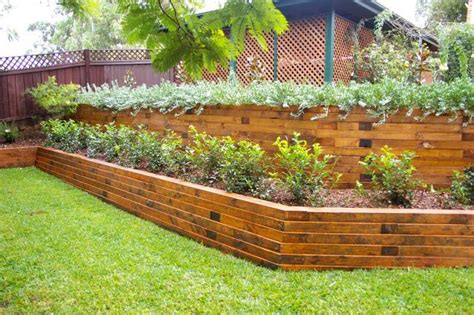 Composite Timber Retaining Wall - DIY