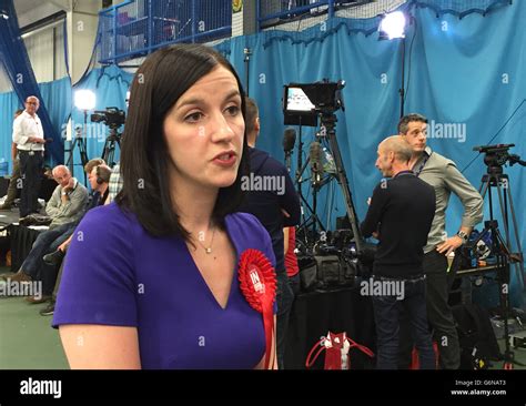 Bridget Phillipson, Labour MP for Houghton and Sunderland South at the EU referendum count in ...