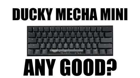 Ducky Mecha Mini Review: Any Good? - YouTube