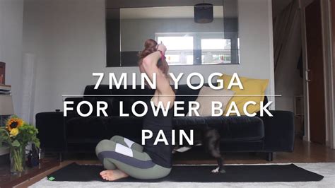 7MIN YOGA FLOW FOR LOWER BACK PAIN - YouTube