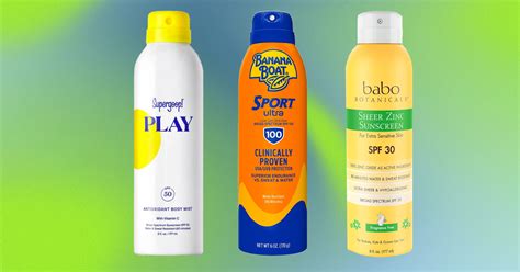 10 top-rated spray sunscreens for protecting your face and body