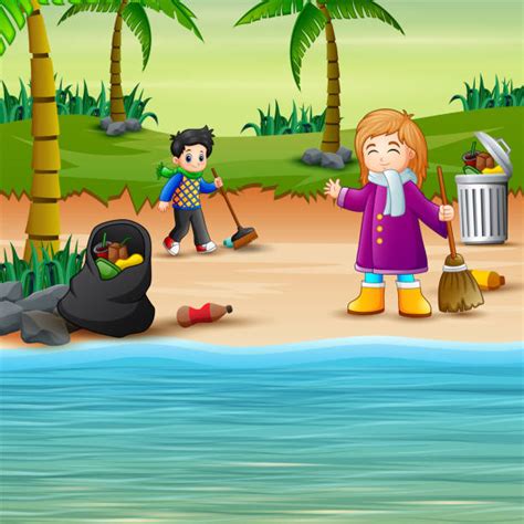 Cartoon Of The Water Pollution For Kids Illustrations, Royalty-Free Vector Graphics & Clip Art ...