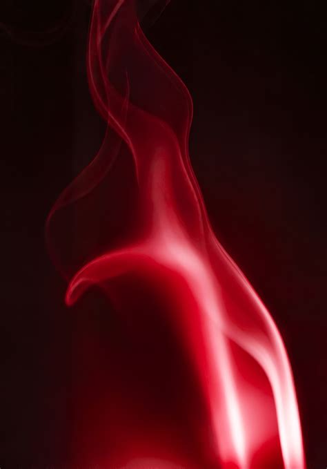 Red Smoke Abstract | Photographic Wall Art