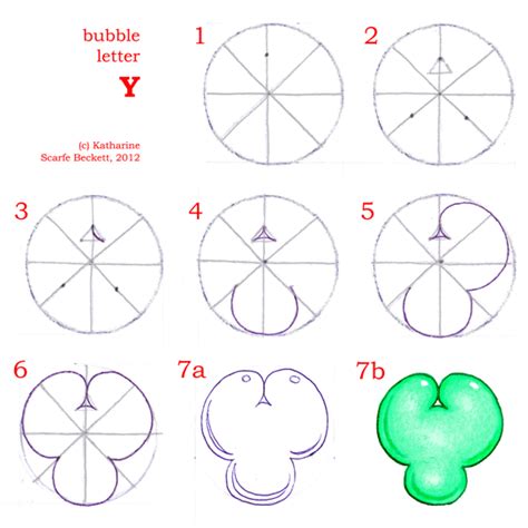 How to Draw Bubble Letters, Page 3