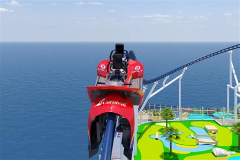 New Carnival Mardi Gras Roller Coaster and Racing Slide Details Revealed