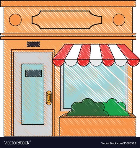 Shop store cartoon Royalty Free Vector Image - VectorStock